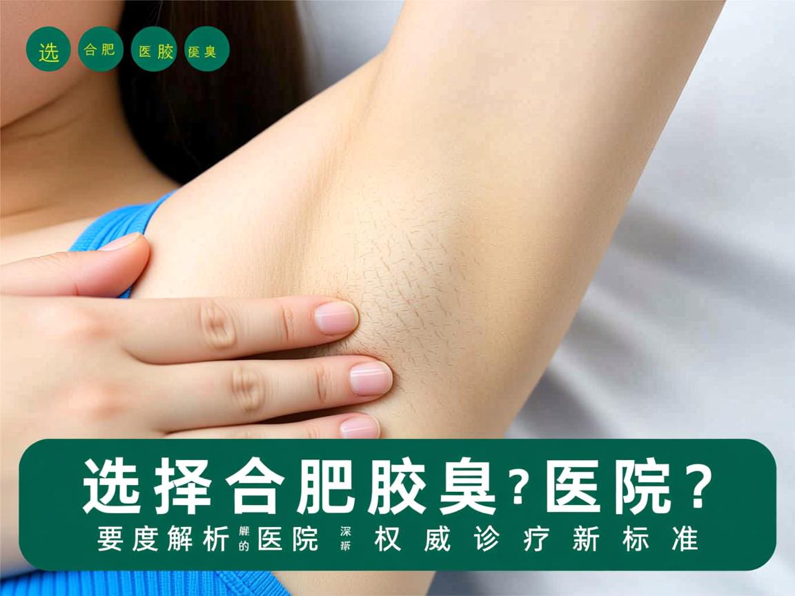 选择合肥腋臭医院？深度解析合肥腋臭医院的权威诊疗新标准