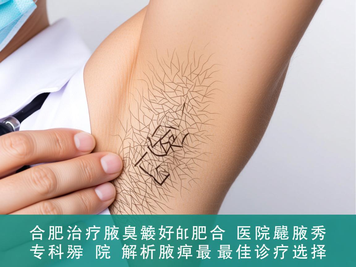 合肥治疗腋臭最好的医院，合肥腋秀专科医院解析腋臭最佳诊疗选择