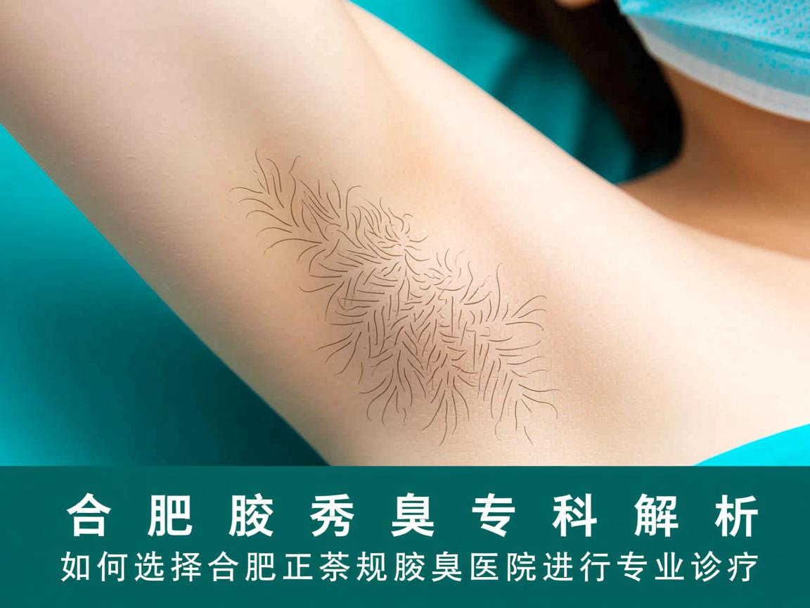 合肥腋秀腋臭专科解析，如何选择合肥正规腋臭医院进行专业诊疗