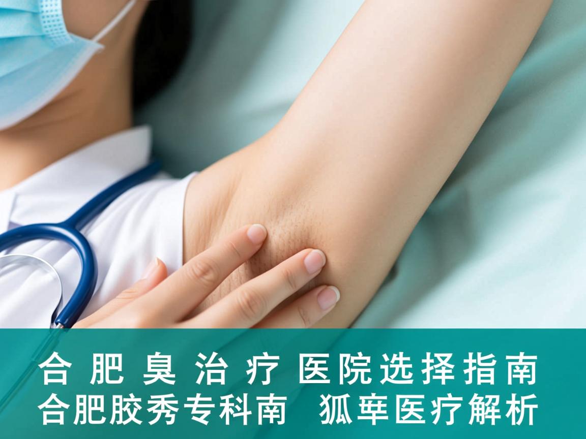 合肥腋臭治疗医院选择指南，合肥腋秀专科的狐臭医疗解析