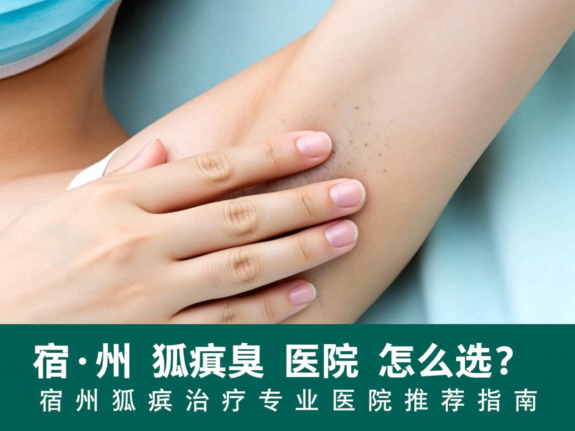 宿州狐臭医院怎么选？宿州狐臭治疗专业医院推荐指南