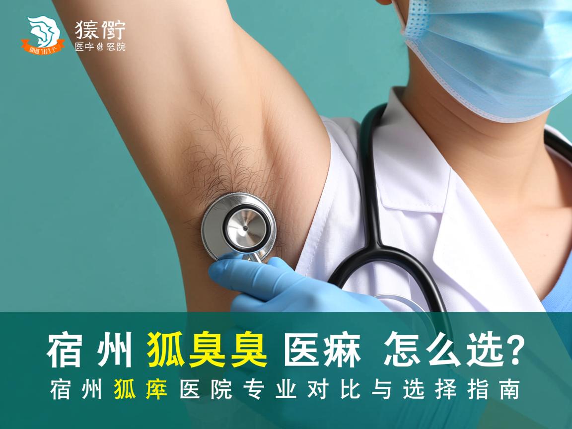 宿州狐臭医院怎么选？宿州狐臭医院专业对比与选择指南