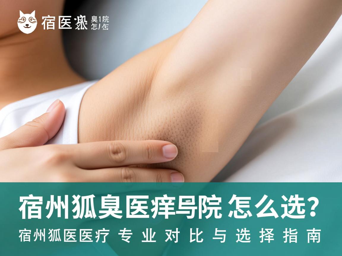 宿州狐臭医院怎么选？宿州狐臭医院专业对比与选择指南