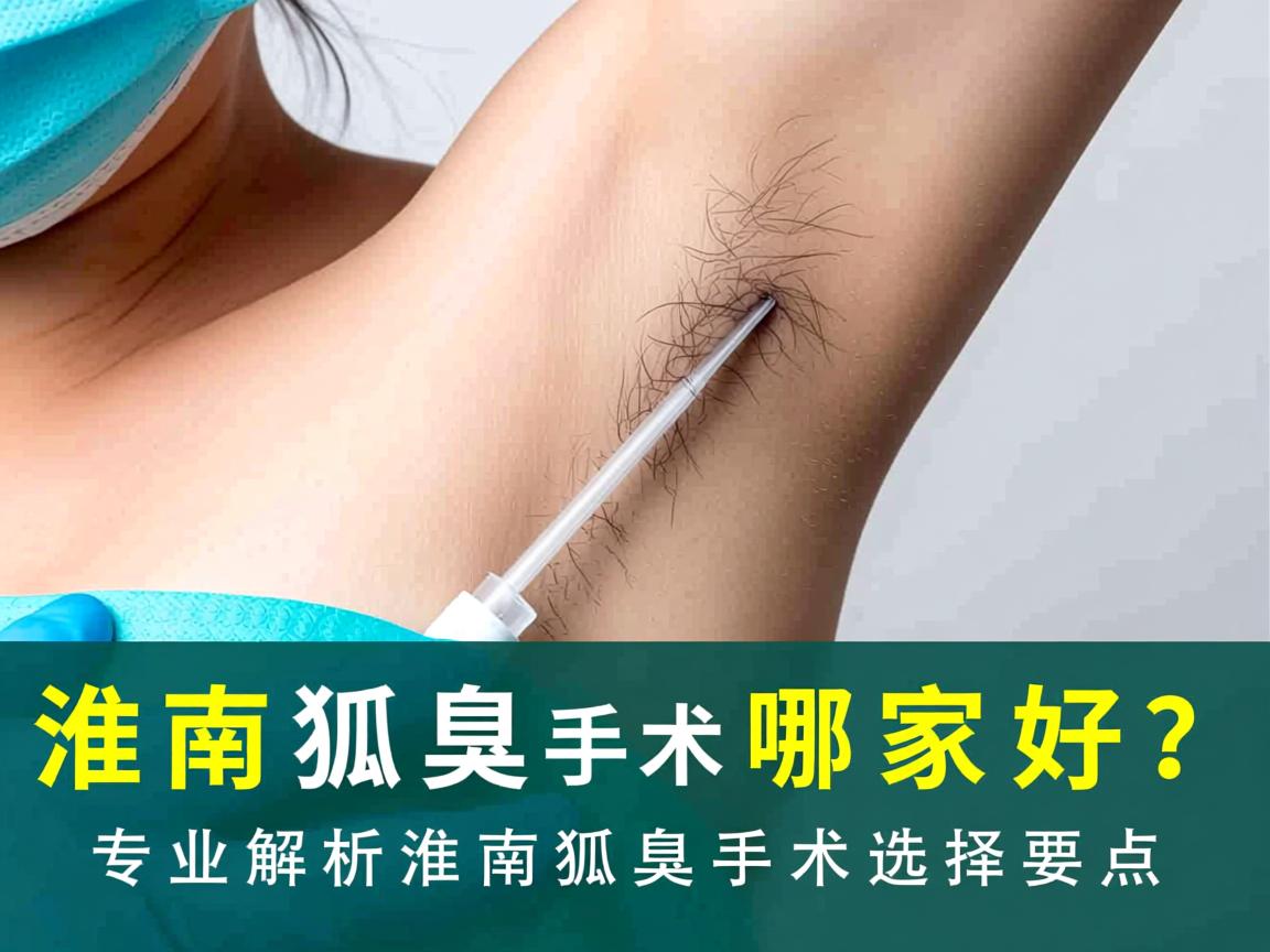 淮南狐臭手术哪家好？专业解析淮南狐臭手术选择要点
