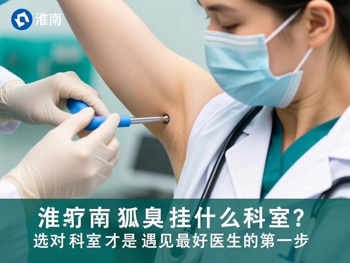 淮南狐臭挂什么科室？选对科室才是遇见最好医生的第一步