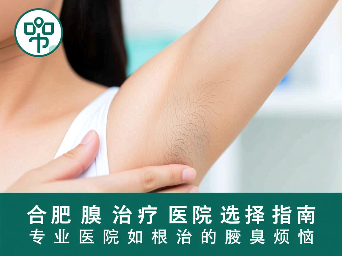 合肥腋臭治疗医院选择指南，专业医院如何根治你的腋臭烦恼