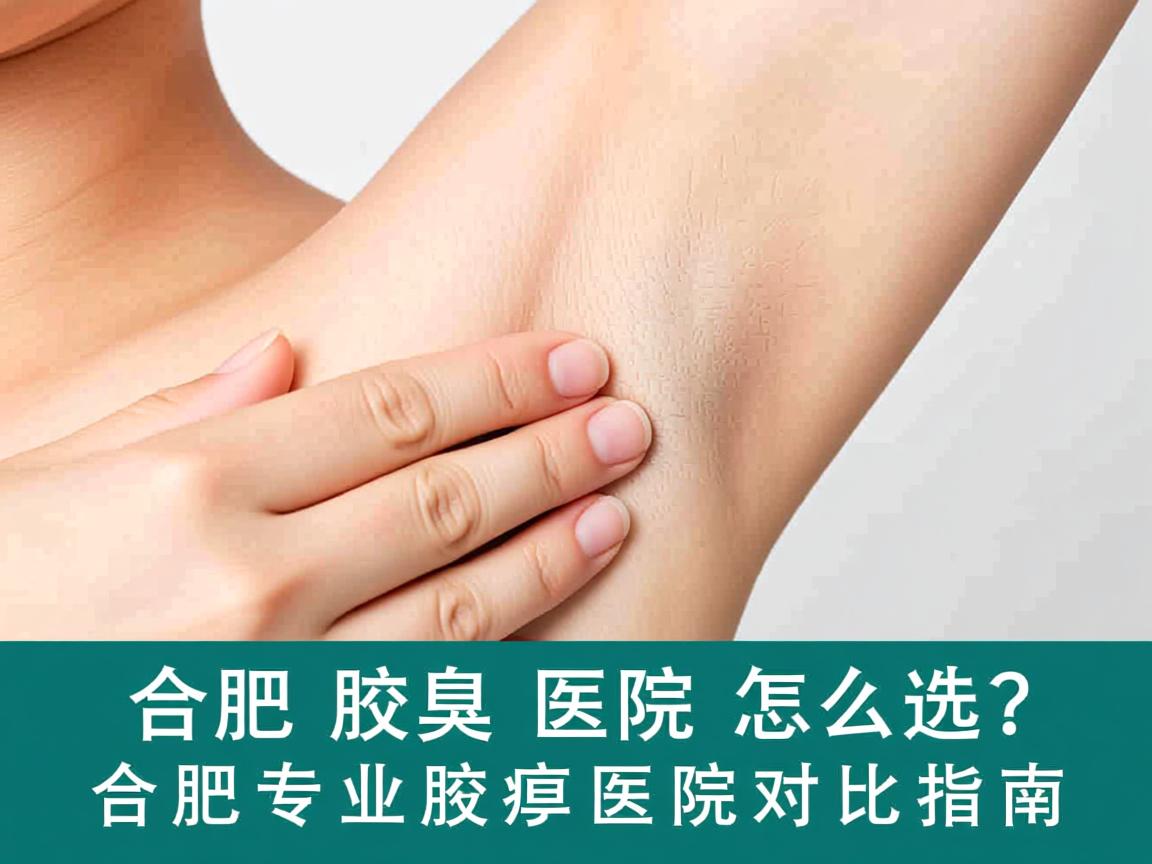 合肥腋臭医院怎么选？合肥专业腋臭医院对比指南