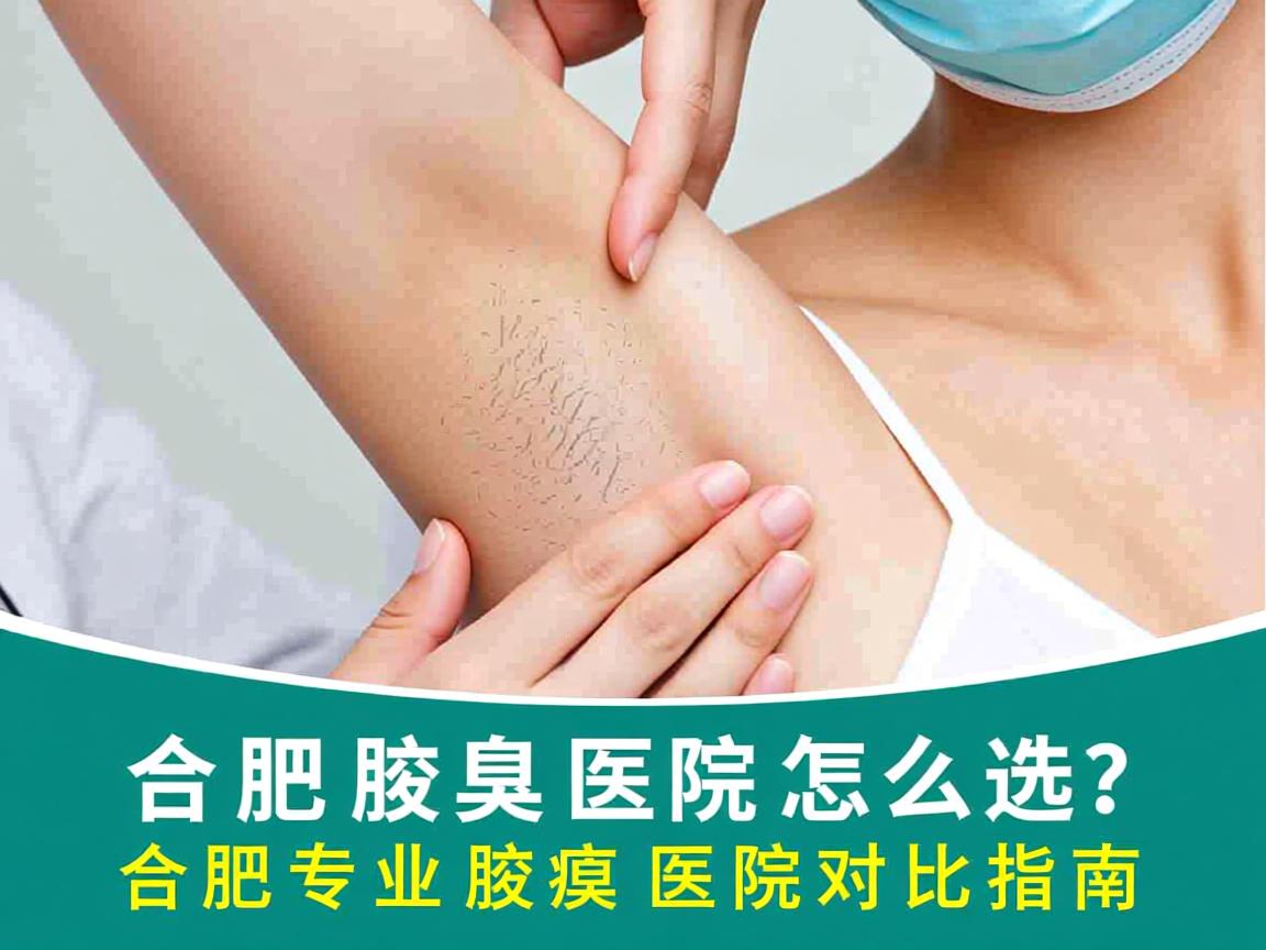 合肥腋臭医院怎么选？合肥专业腋臭医院对比指南