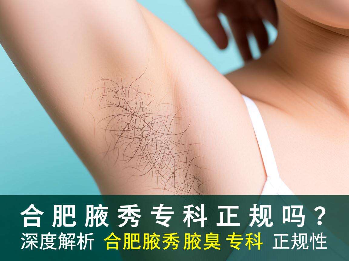 合肥腋秀腋臭专科正规吗？深度解析合肥腋秀腋臭专科的正规性