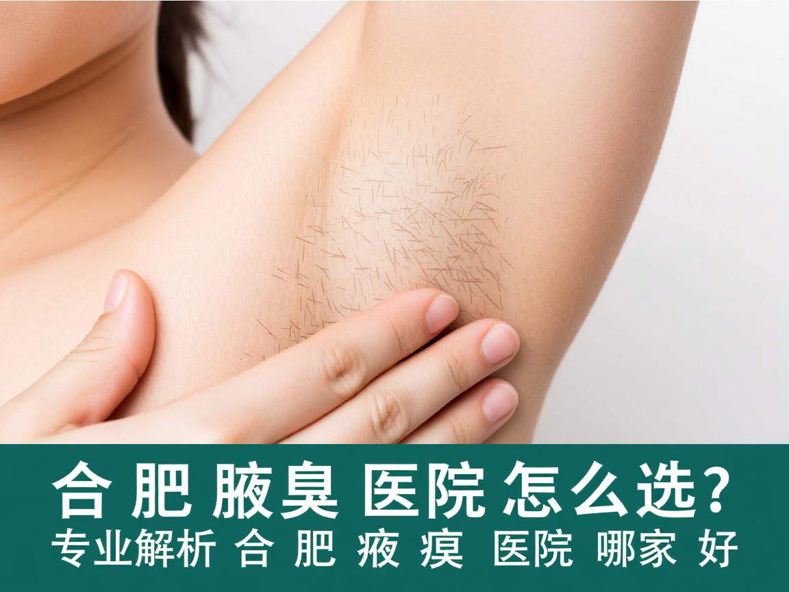 合肥腋臭医院怎么选？专业解析合肥腋臭医院哪家好