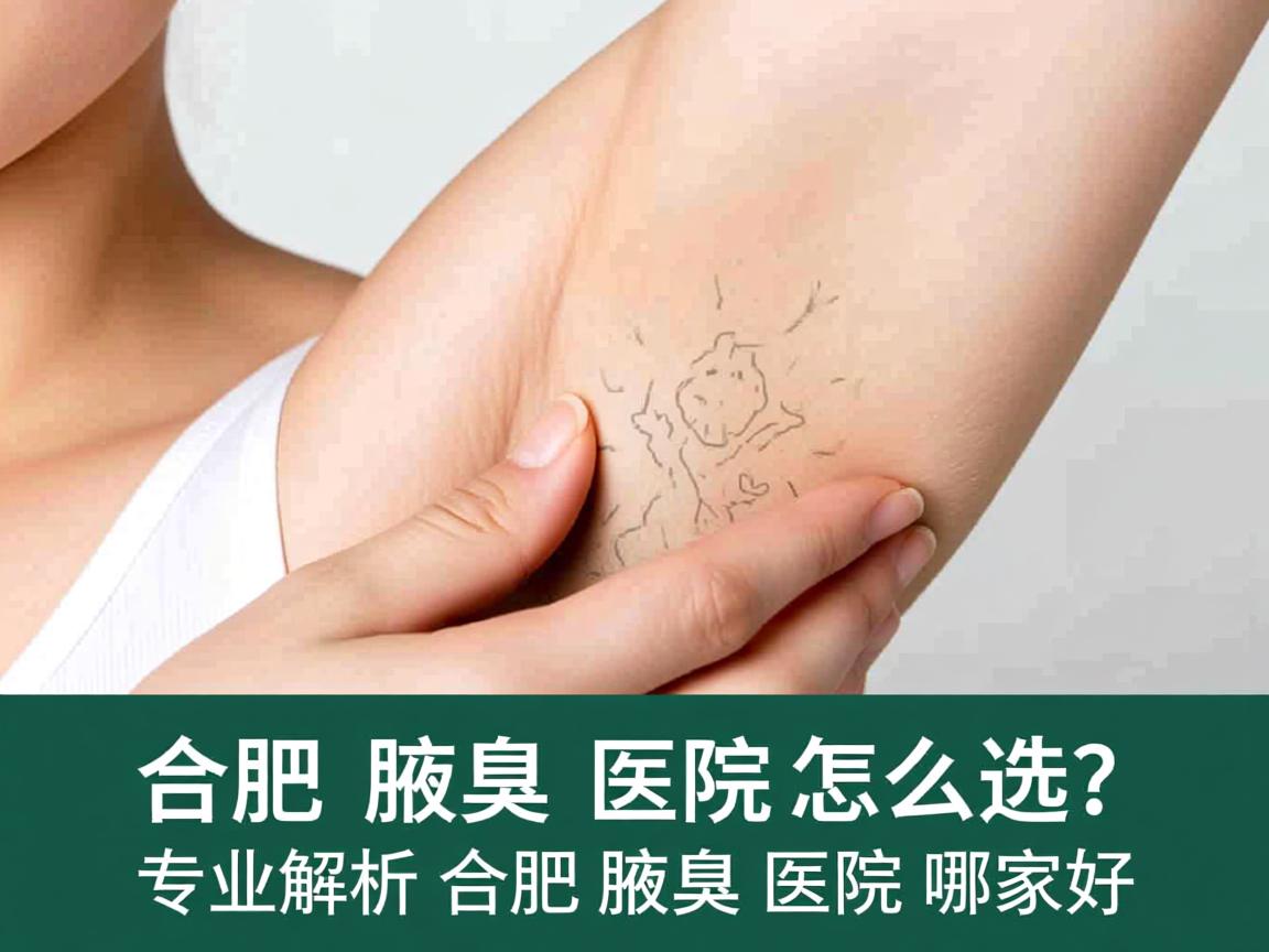 合肥腋臭医院怎么选？专业解析合肥腋臭医院哪家好