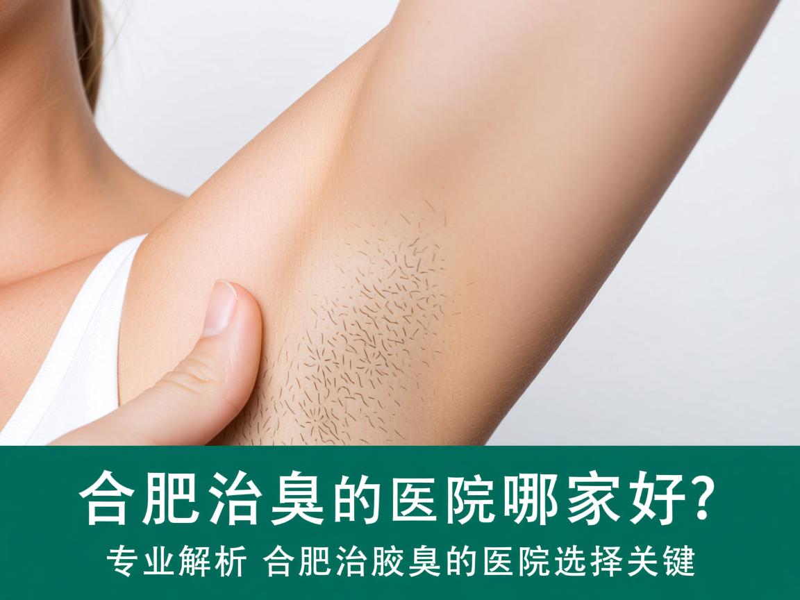 合肥治腋臭的医院哪家好？专业解析合肥治腋臭的医院选择关键
