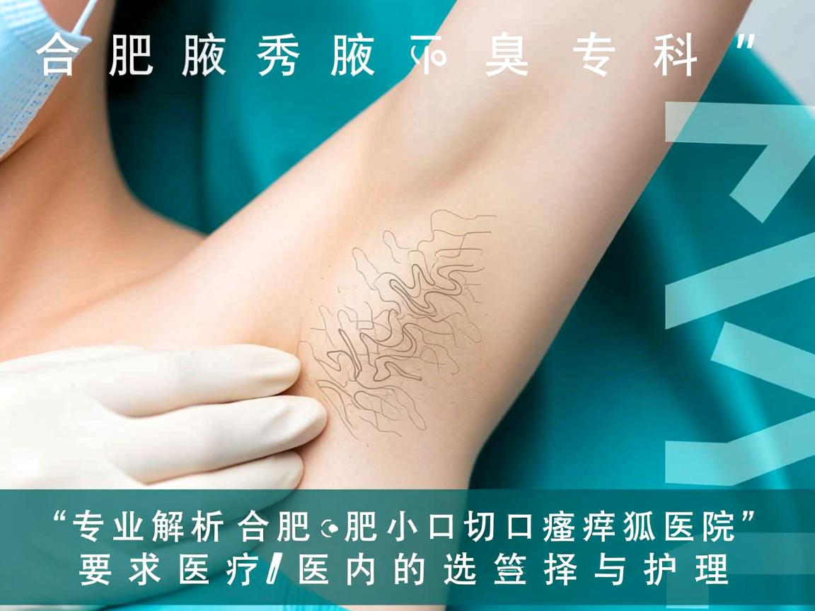 合肥腋秀腋臭专科，专业解析合肥小切口狐臭医院的选择与护理