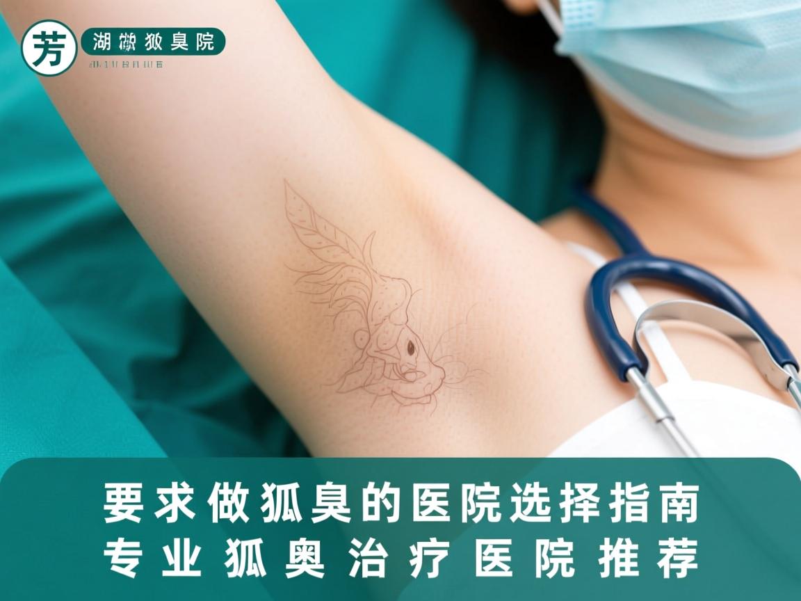 芜湖做狐臭的医院选择指南，专业狐臭治疗医院推荐