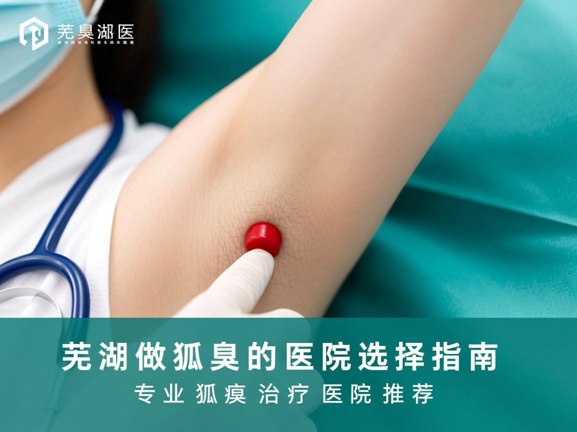 芜湖做狐臭的医院选择指南，专业狐臭治疗医院推荐