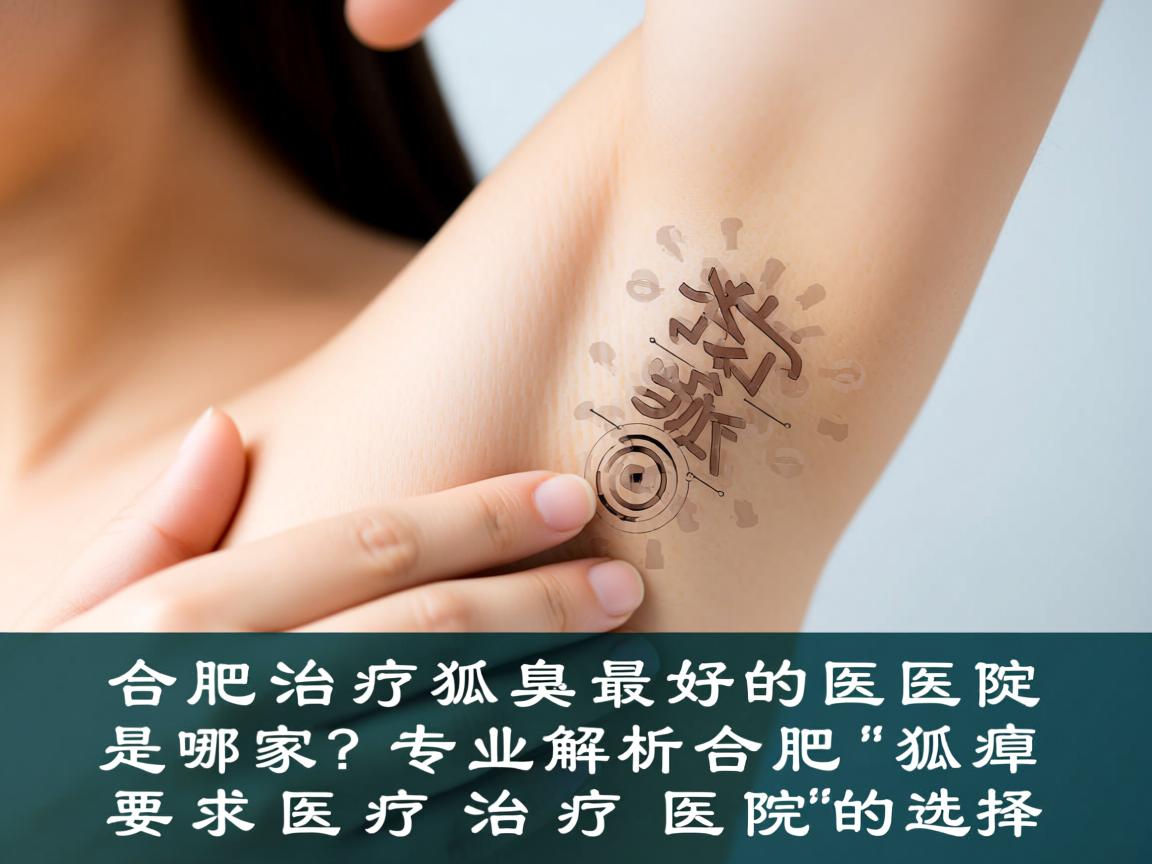 合肥治疗狐臭最好的医院是哪家？专业解析合肥狐臭治疗医院的选择