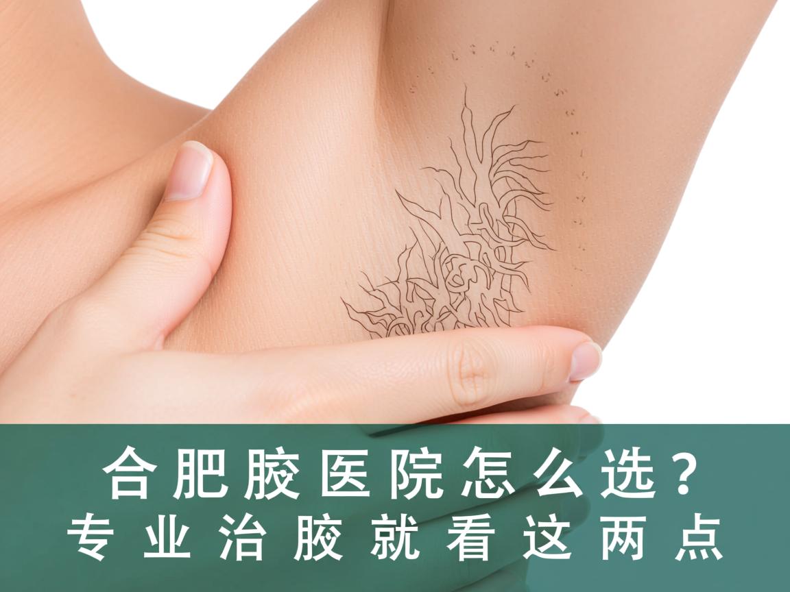 合肥治腋臭医院怎么选？专业治腋臭就看这两点