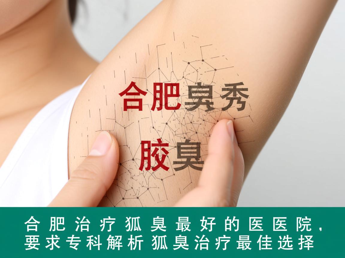 合肥治疗狐臭最好的医院，合肥腋秀专科解析狐臭治疗最佳选择