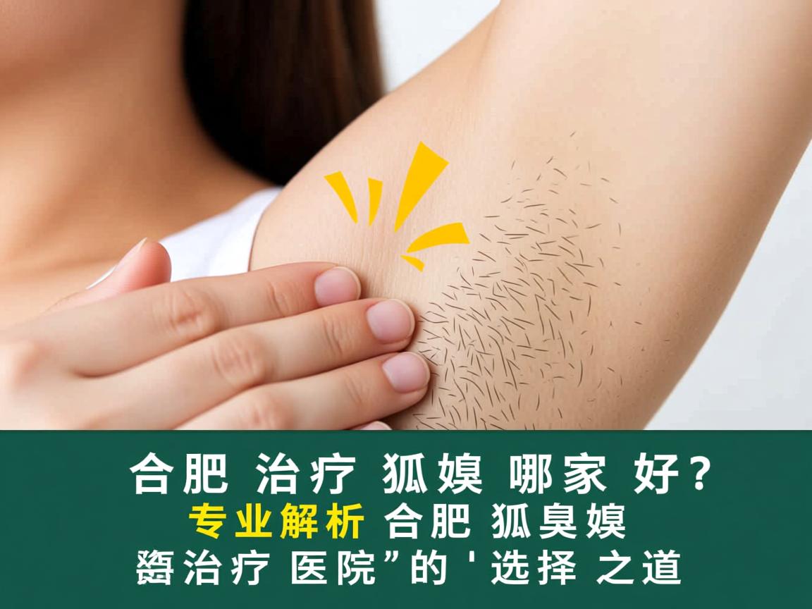 合肥治疗狐臭哪家好？专业解析合肥狐臭治疗医院的选择之道