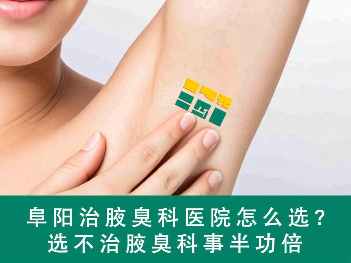 阜阳治腋臭科医院怎么选？选对治腋臭科事半功倍