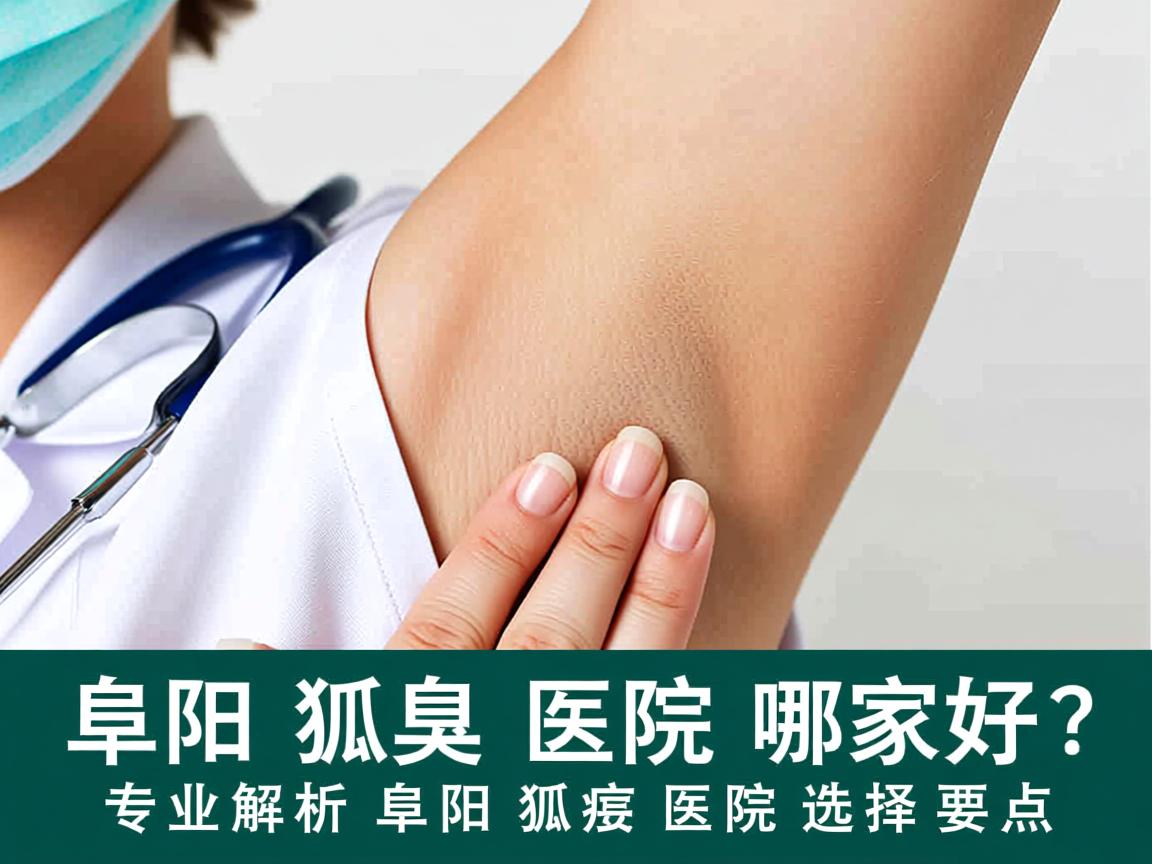 阜阳狐臭医院哪家好？专业解析阜阳狐臭医院选择要点