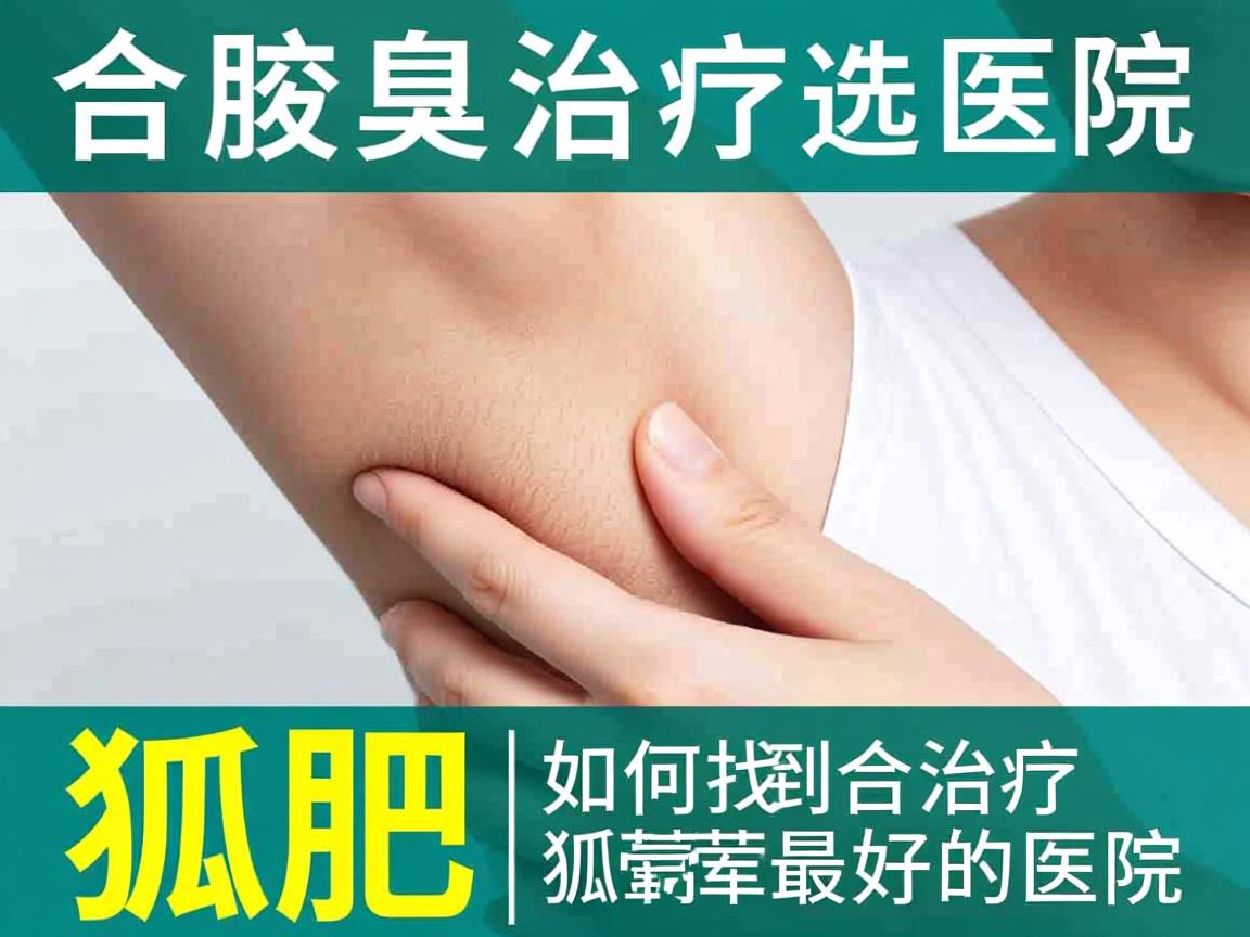 合肥腋臭治疗医院选择指南，如何找到合肥治疗狐臭最好的医院