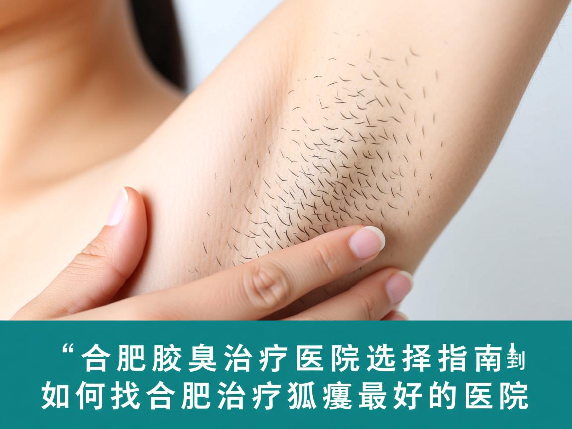 合肥腋臭治疗医院选择指南，如何找到合肥治疗狐臭最好的医院