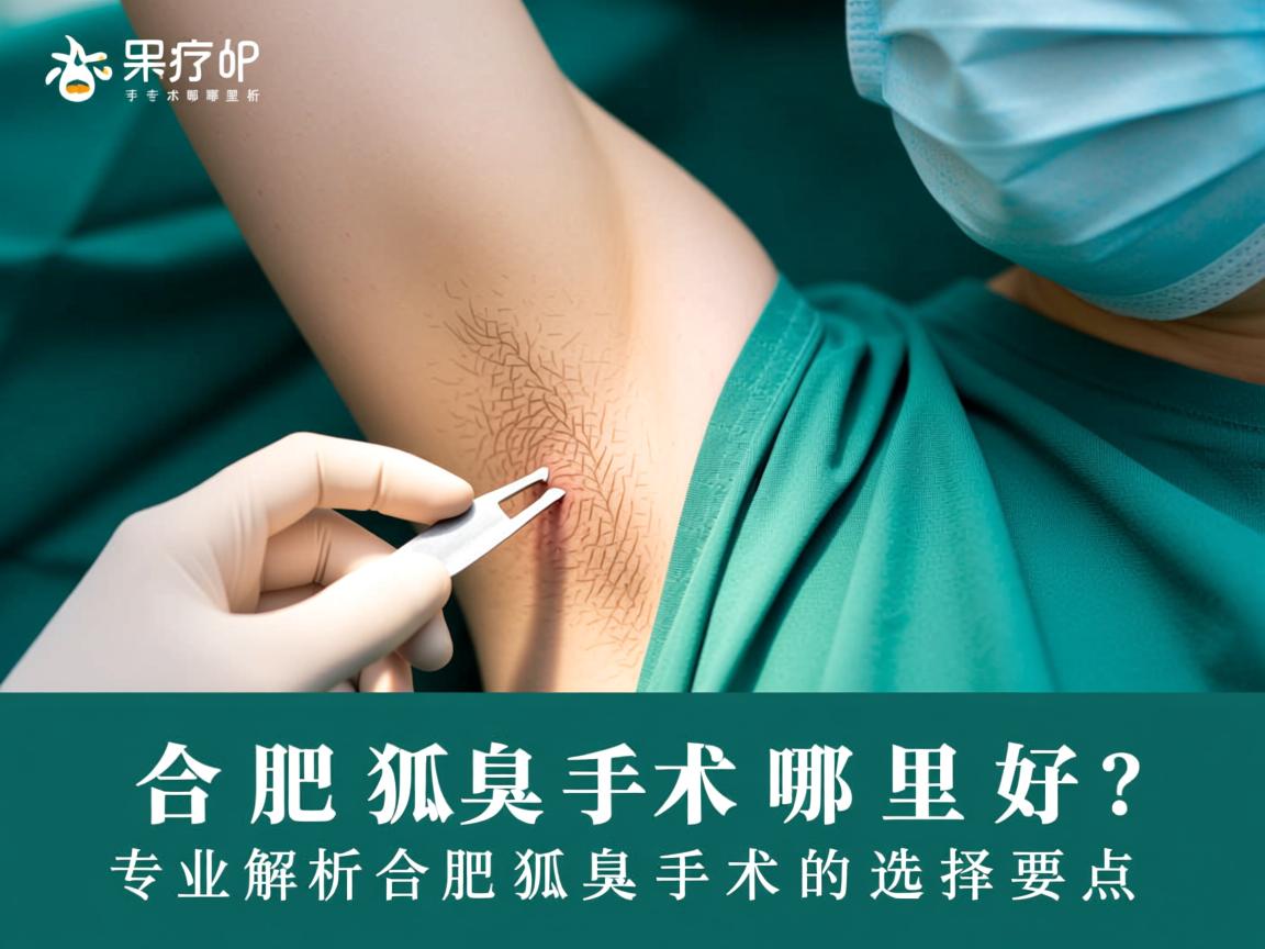 合肥狐臭手术哪里好？专业解析合肥狐臭手术的选择要点
