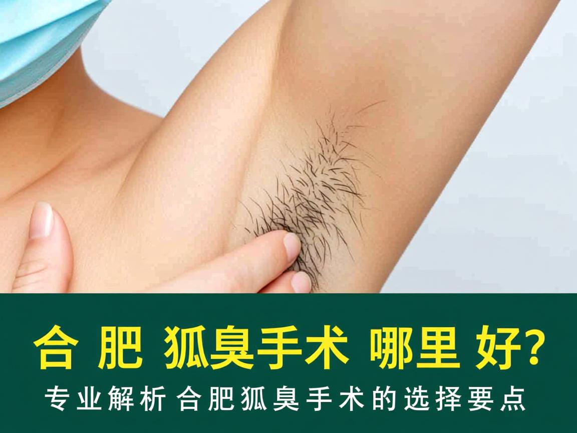 合肥狐臭手术哪里好？专业解析合肥狐臭手术的选择要点