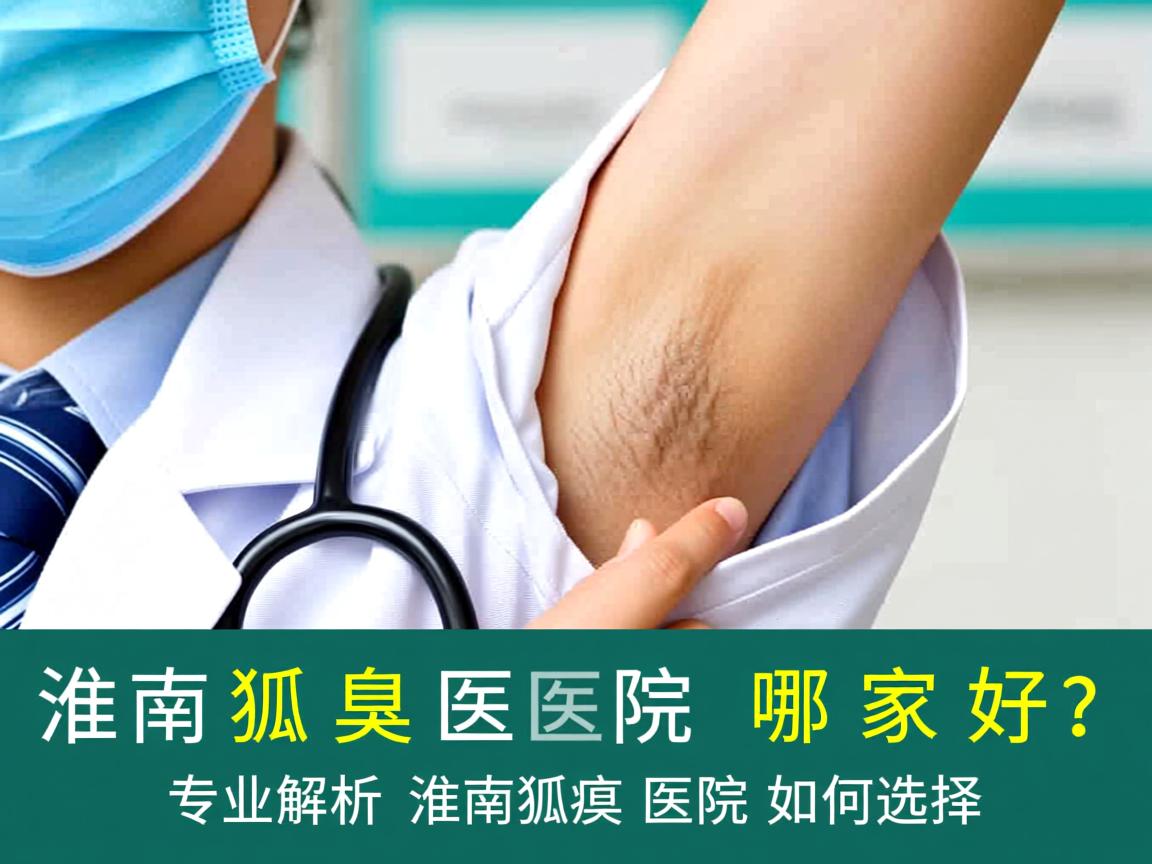 淮南狐臭医院哪家好？专业解析淮南狐臭医院如何选择