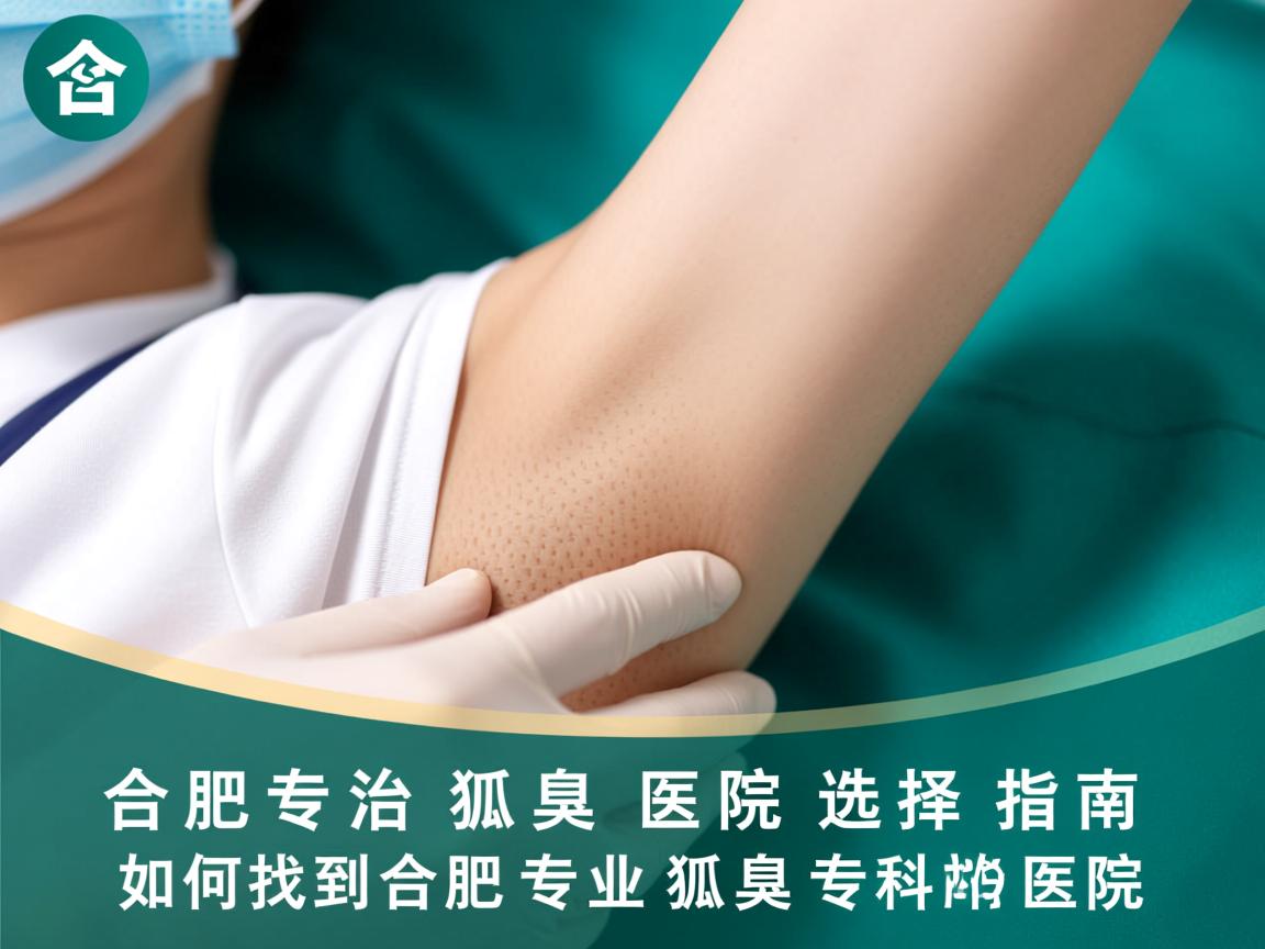 合肥专治狐臭医院选择指南，如何找到合肥专业的狐臭专科医院