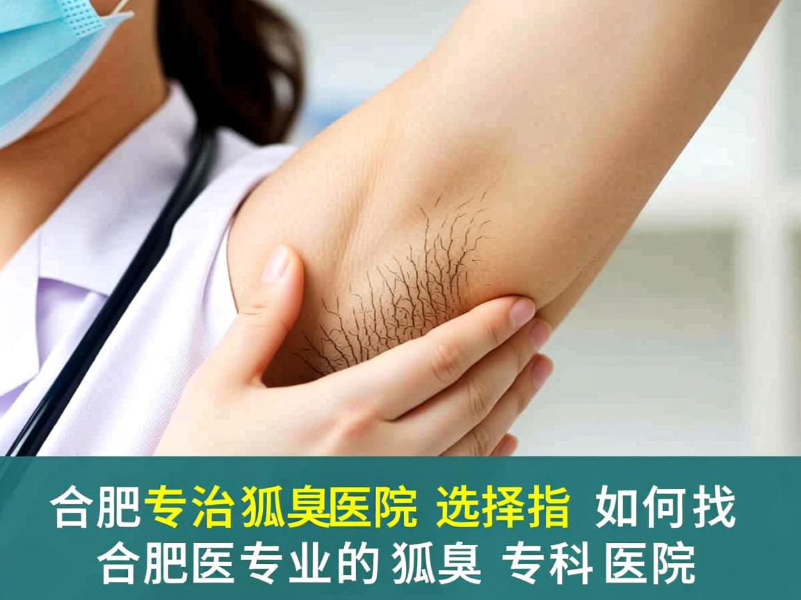 合肥专治狐臭医院选择指南，如何找到合肥专业的狐臭专科医院