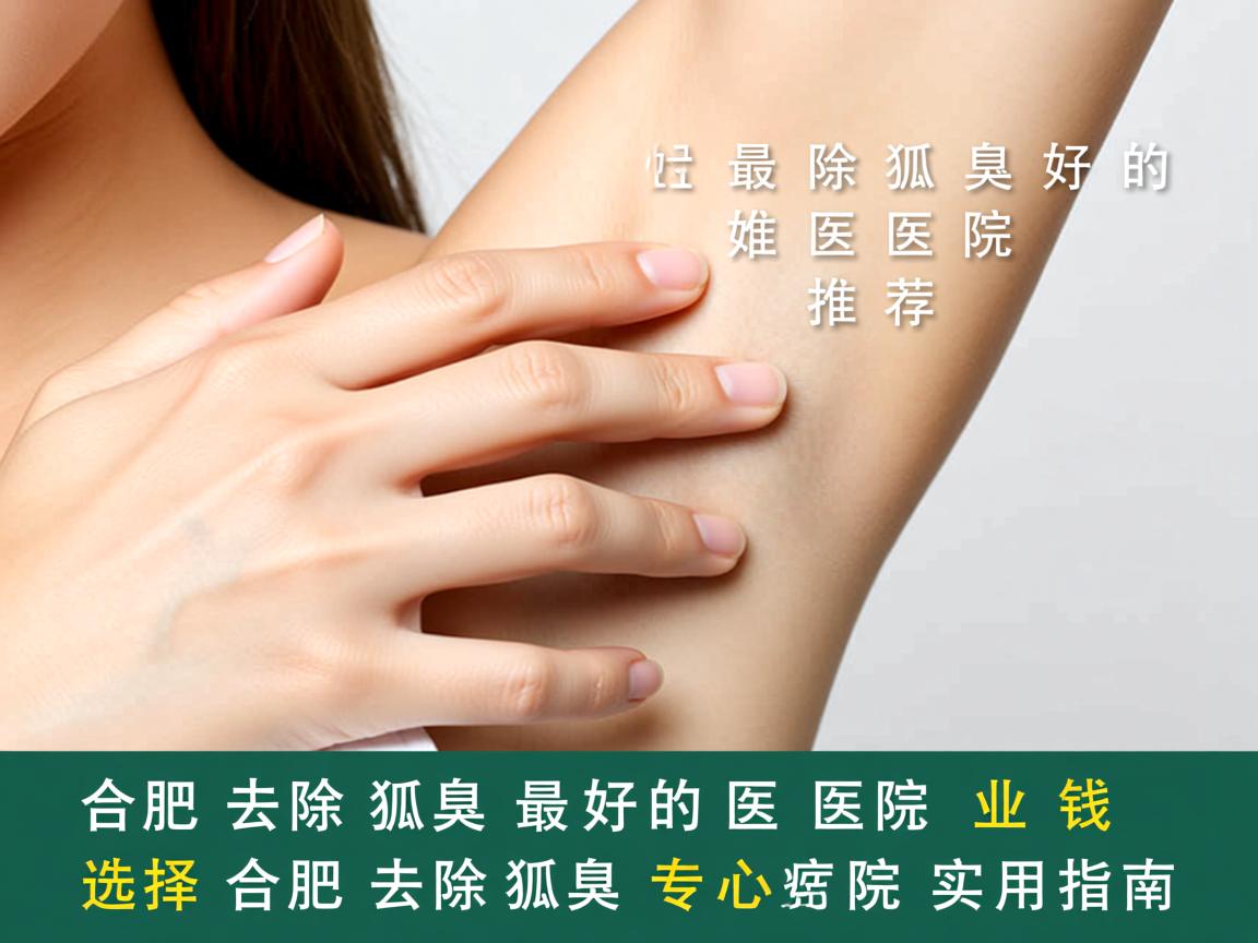 合肥去除狐臭最好的医院推荐，选择合肥去除狐臭专业医院的实用指南