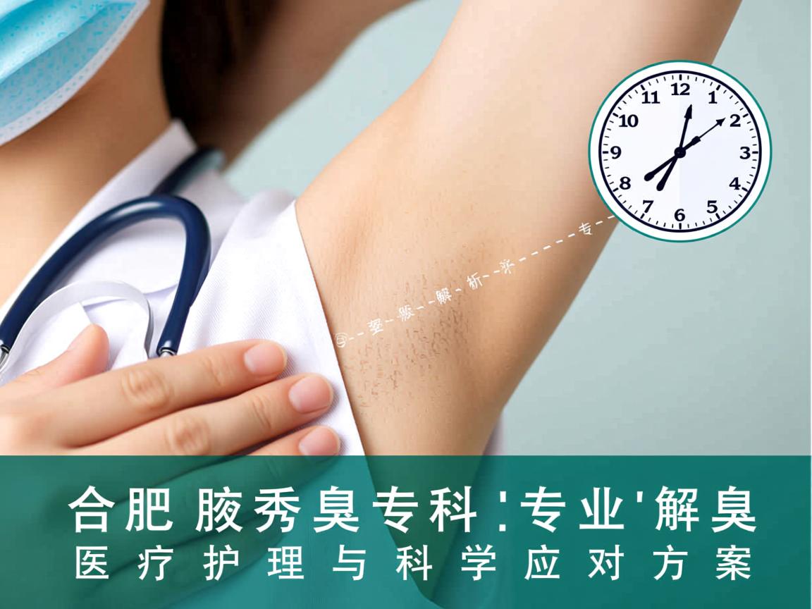 合肥腋秀腋臭专科，专业解析腋臭医疗护理与科学应对方案