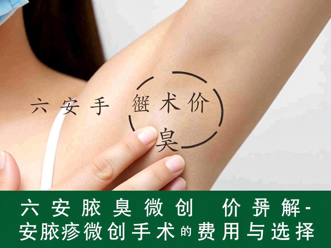 六安腋臭微创手术价格解析，六安腋臭微创手术的费用与选择