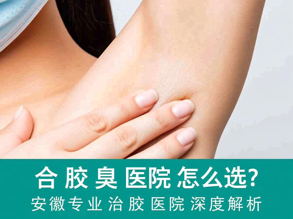 合肥腋臭医院怎么选？安徽专业治腋臭医院深度解析