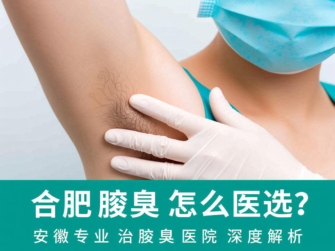 合肥腋臭医院怎么选？安徽专业治腋臭医院深度解析
