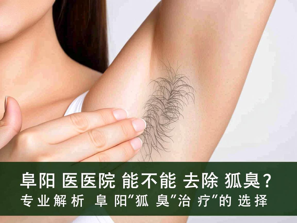阜阳医院能不能去除狐臭？专业解析阜阳狐臭治疗的选择