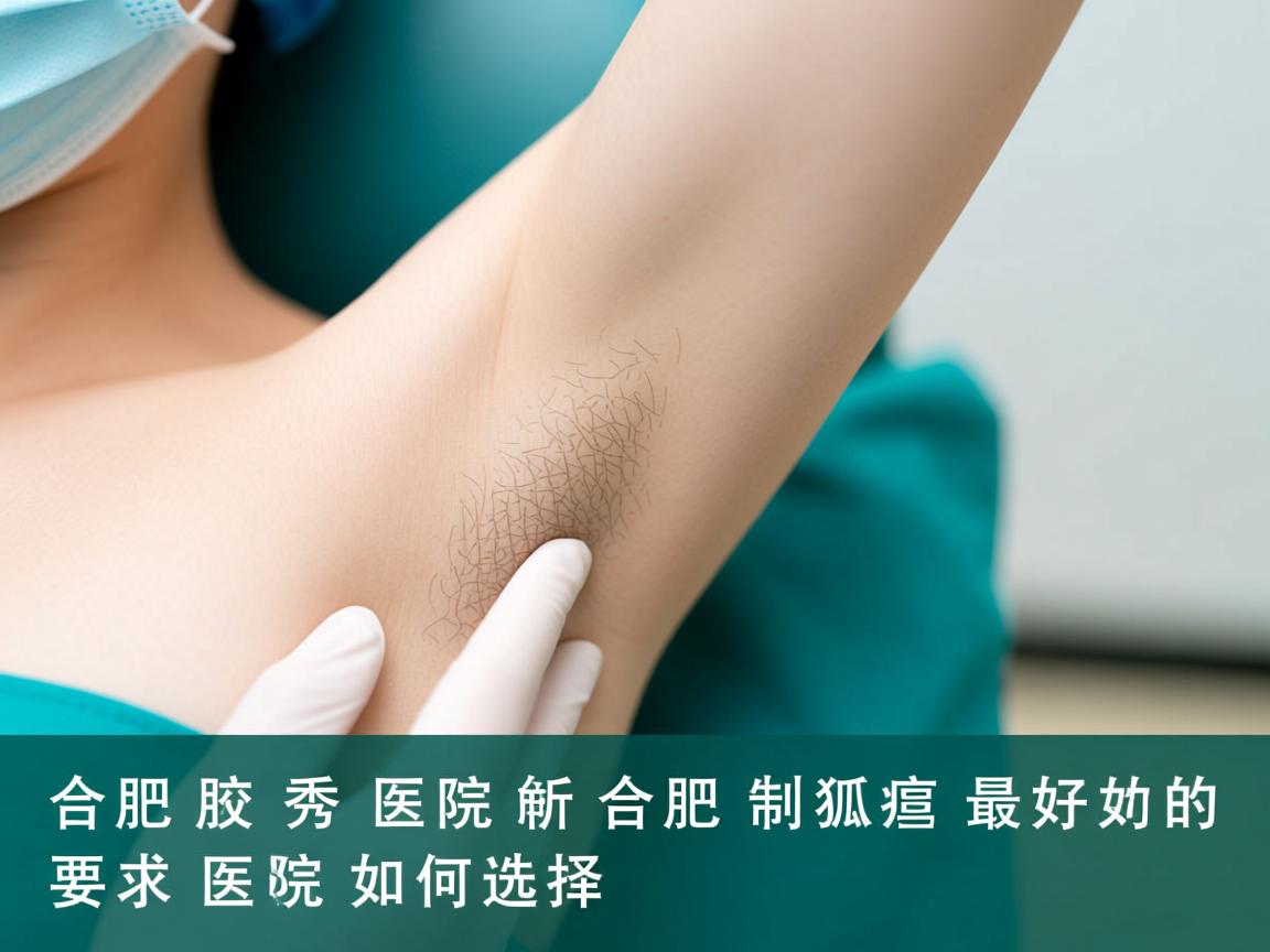 合肥腋秀医院，解析合肥制狐臭最好的医院如何选择