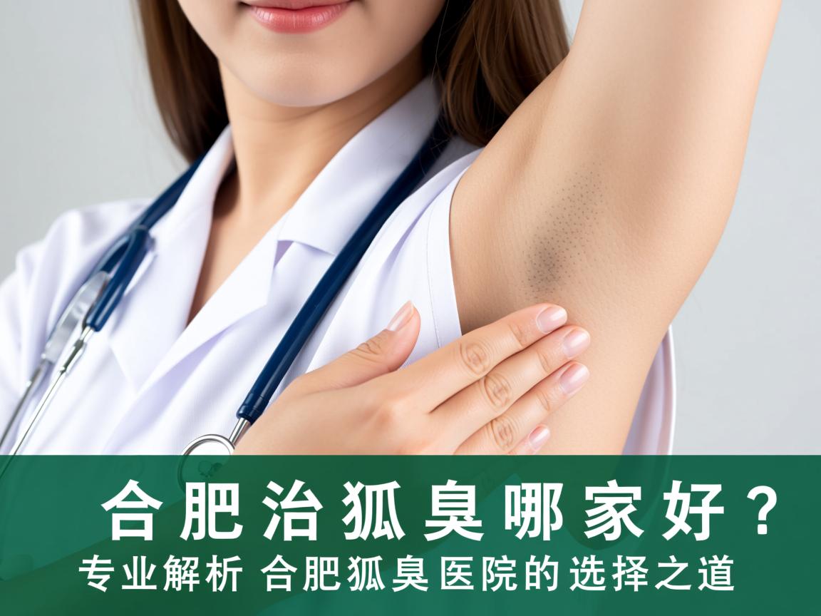 合肥治狐臭哪家好？专业解析合肥狐臭医院的选择之道