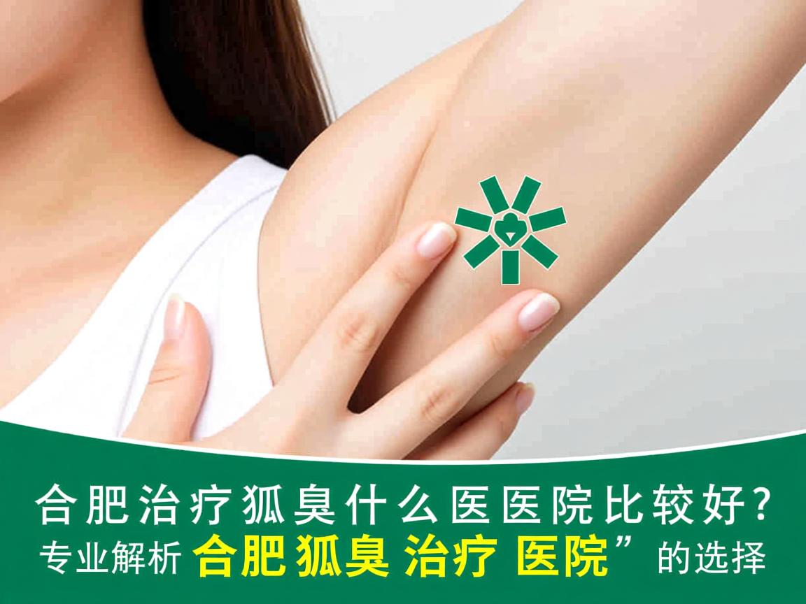 合肥治疗狐臭什么医院比较好？专业解析合肥狐臭治疗医院的选择