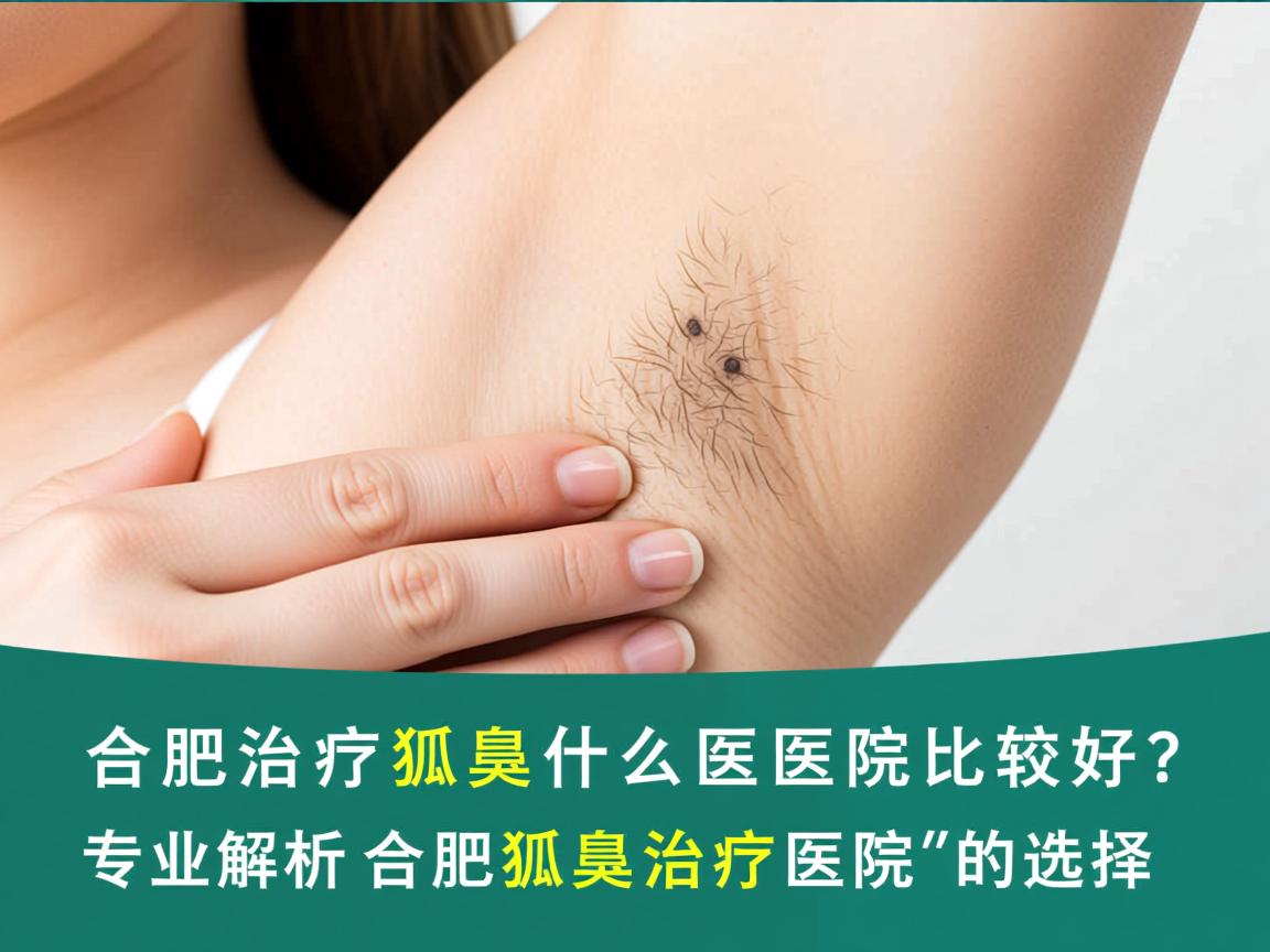 合肥治疗狐臭什么医院比较好？专业解析合肥狐臭治疗医院的选择