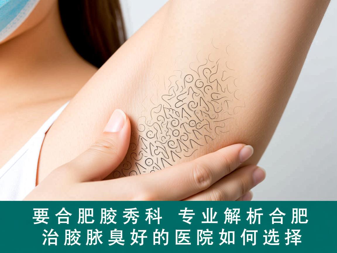 合肥腋秀腋臭专科，专业解析合肥治腋臭好的医院如何选择