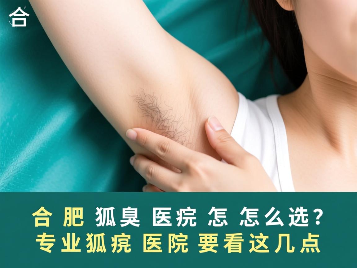 合肥狐臭医院怎么选？专业狐臭医院要看这几点