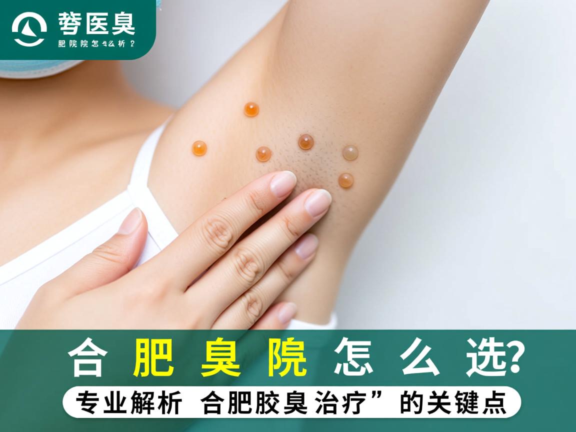 合肥腋臭医院怎么选？专业解析合肥腋臭治疗的关键点