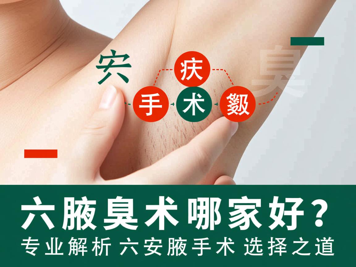 六安腋臭手术哪家好？专业解析六安腋臭手术选择之道
