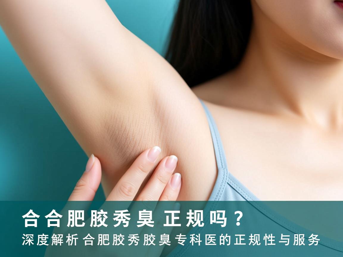 合肥腋秀腋臭正规吗？深度解析合肥腋秀腋臭专科的正规性与服务
