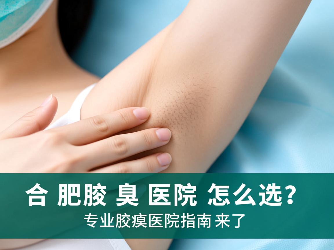 合肥腋臭医院怎么选？专业腋臭医院指南来了