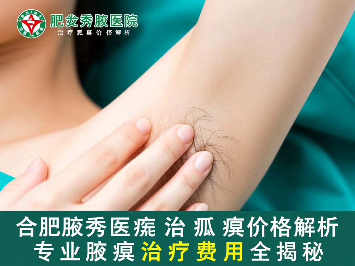 合肥腋秀医院治疗狐臭价格解析，专业腋臭治疗费用全揭秘
