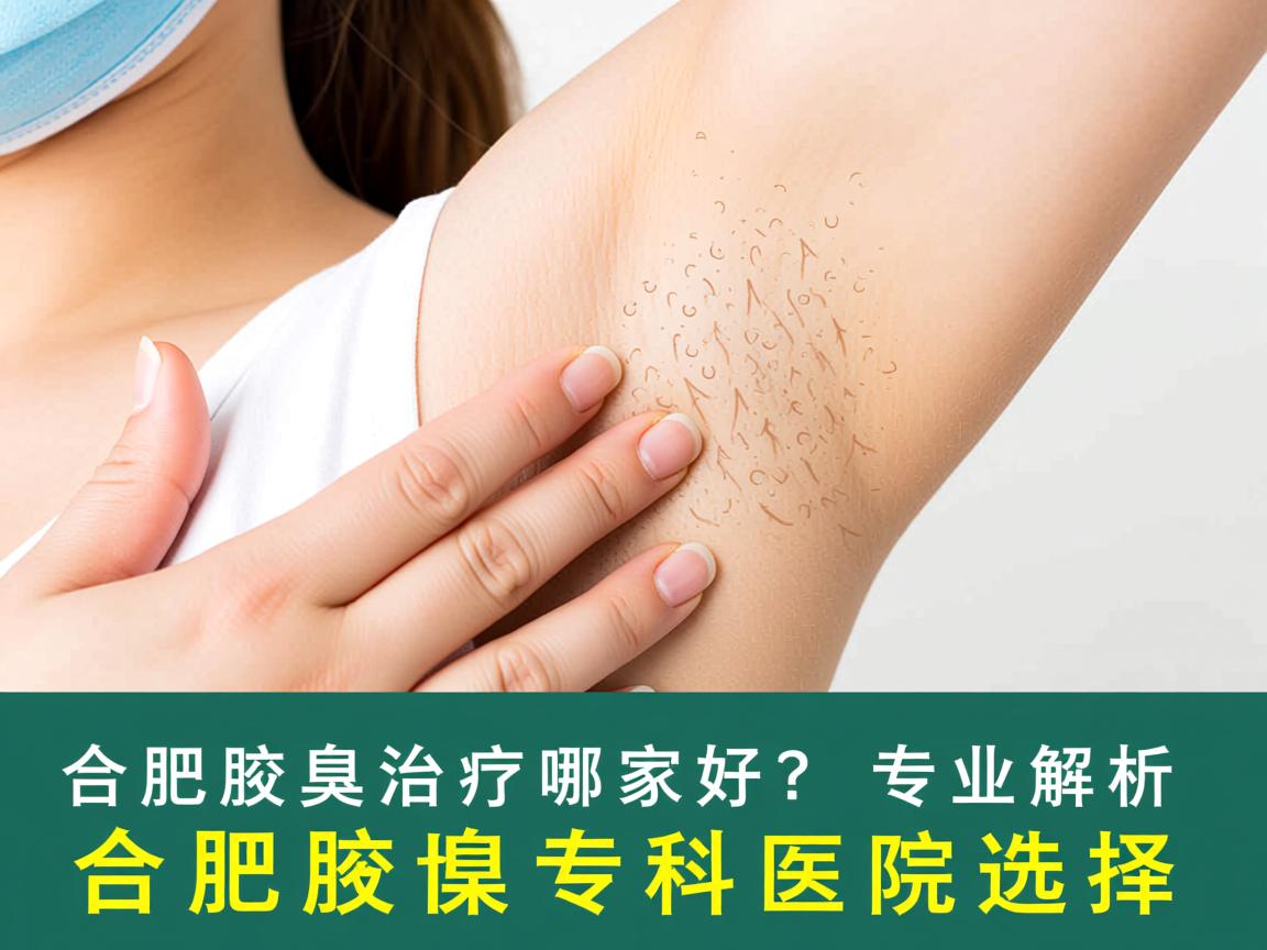 合肥腋臭治疗哪家好？专业解析合肥腋臭专科医院选择